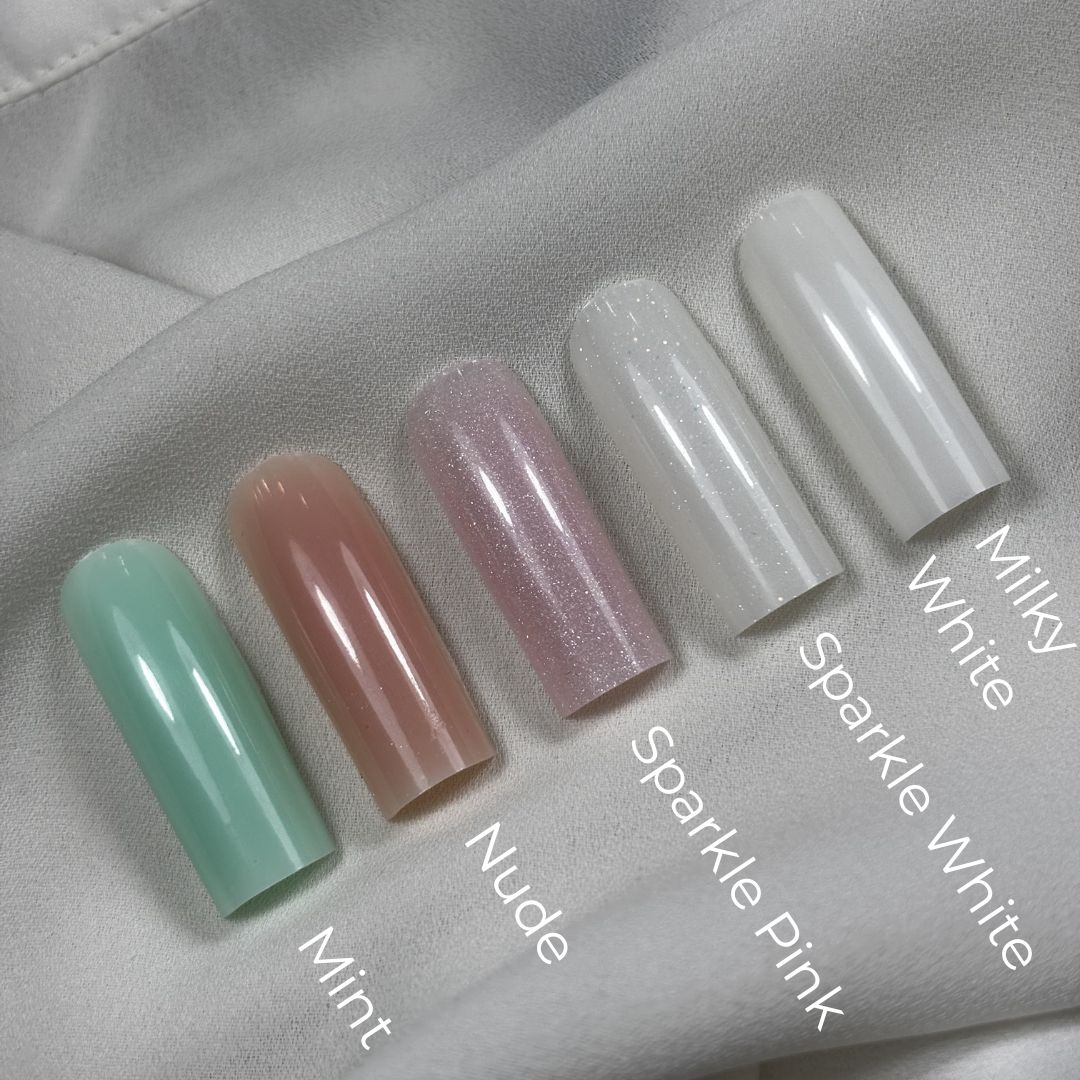POLYGEL UNGHII, HEMA&TPO FREE, NON STICKY, NUANTA SPARKLE PINK, 30G