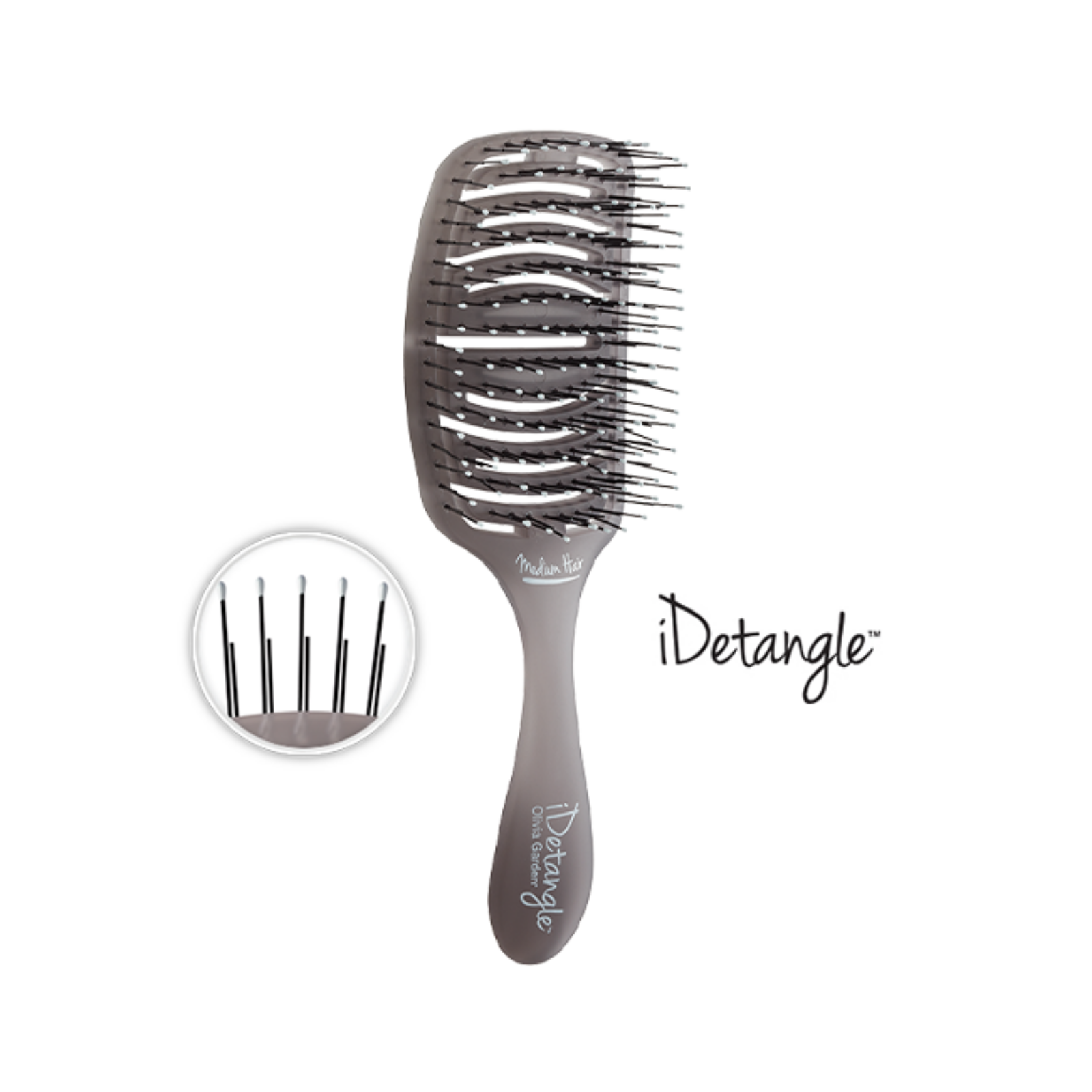 Perie pentru descurcat parul, iDetangle, Medium Hair - Olivia Garden