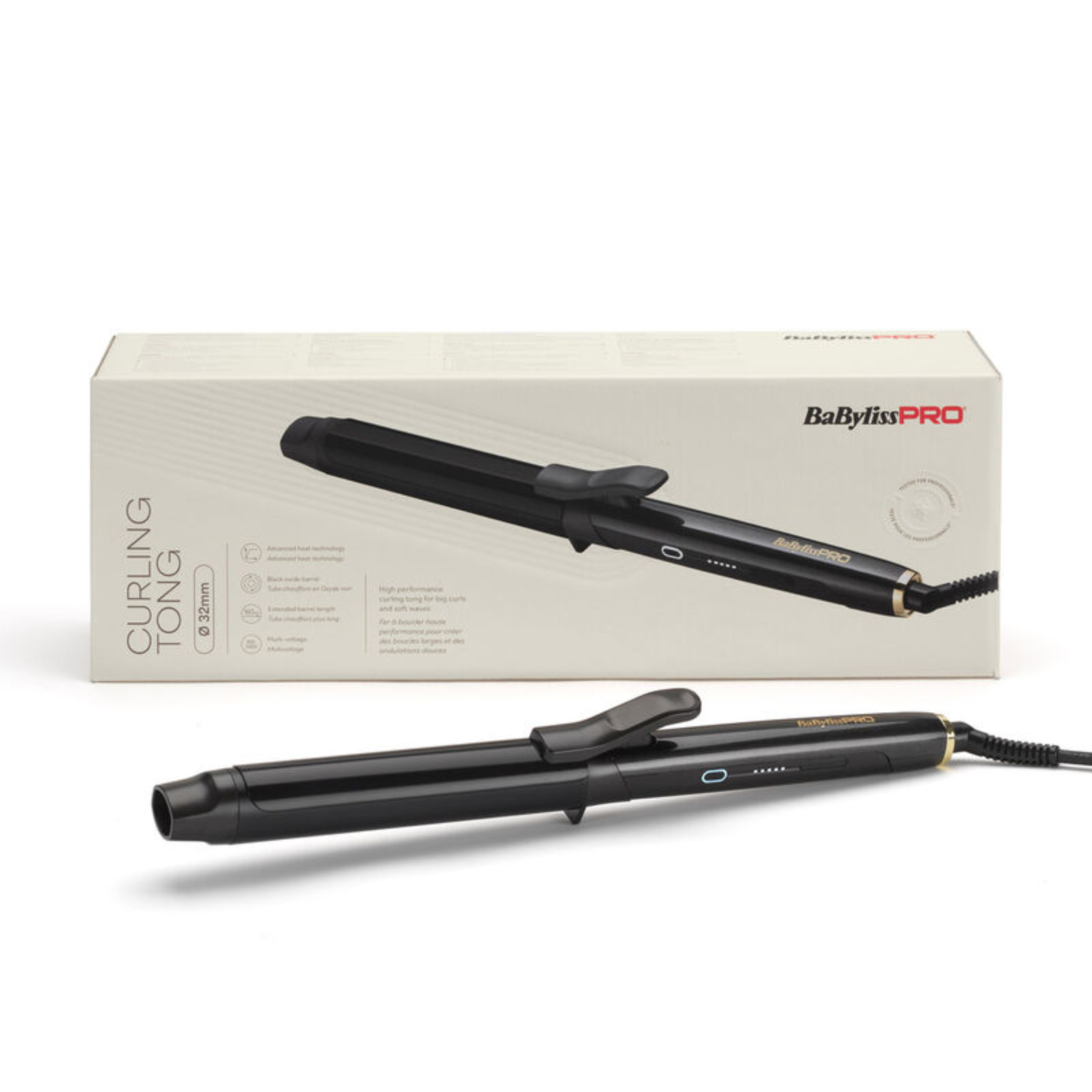 Ondulator profesional de păr | BaByliss PRO Curling Tong 32mm