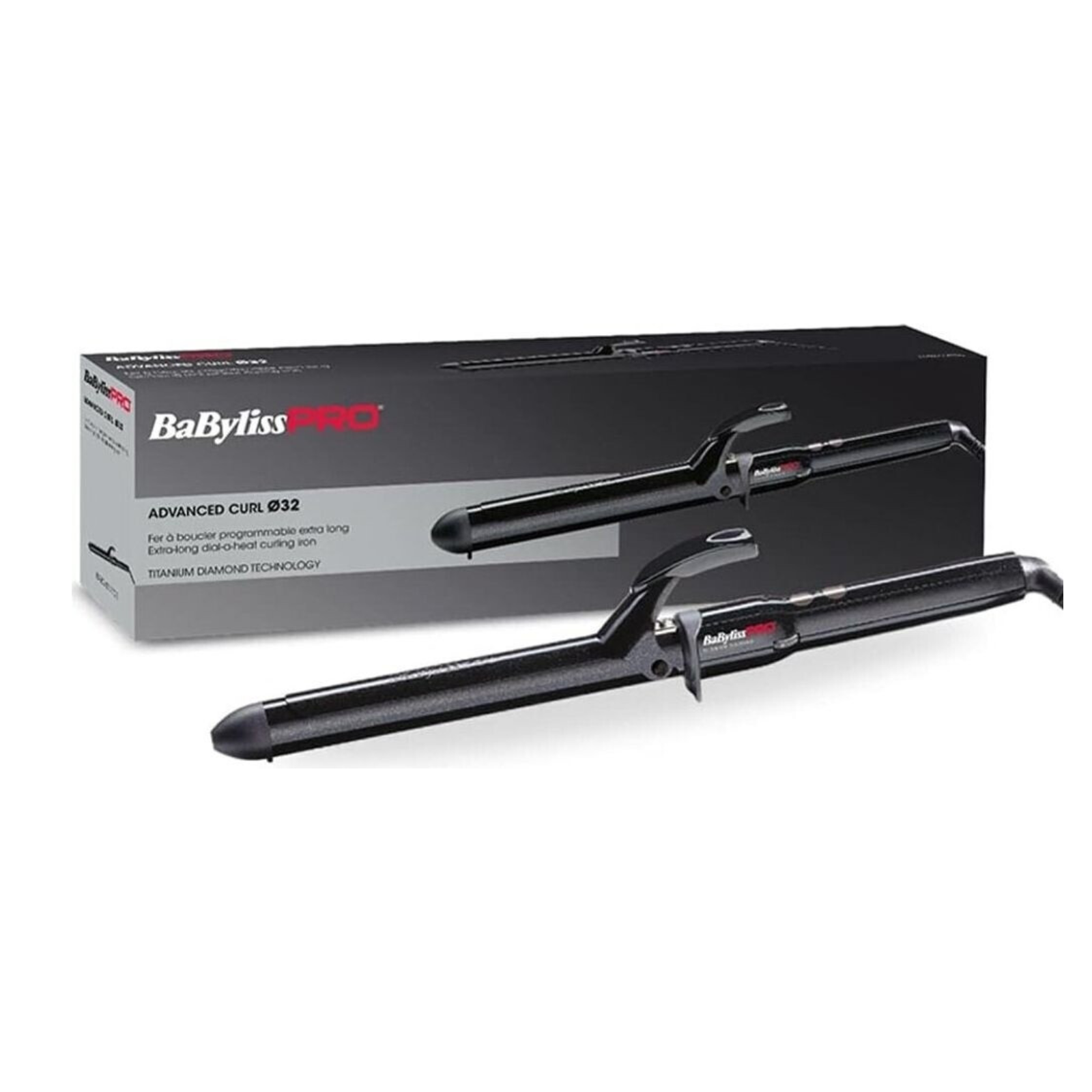 Ondulator profesional pentru par 32mm | BaByliss Pro Advanced Curl Extralong 32mm