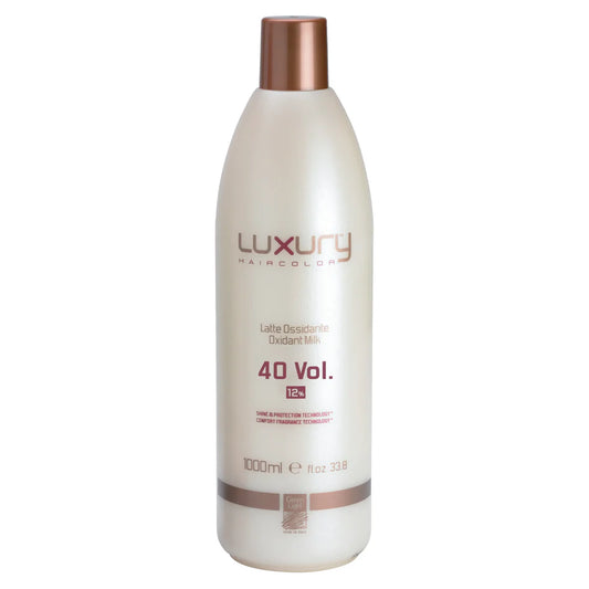 Oxidant pentru par 12% Milk 40 Vol. 1000 ml  |  Luxury Green Light
