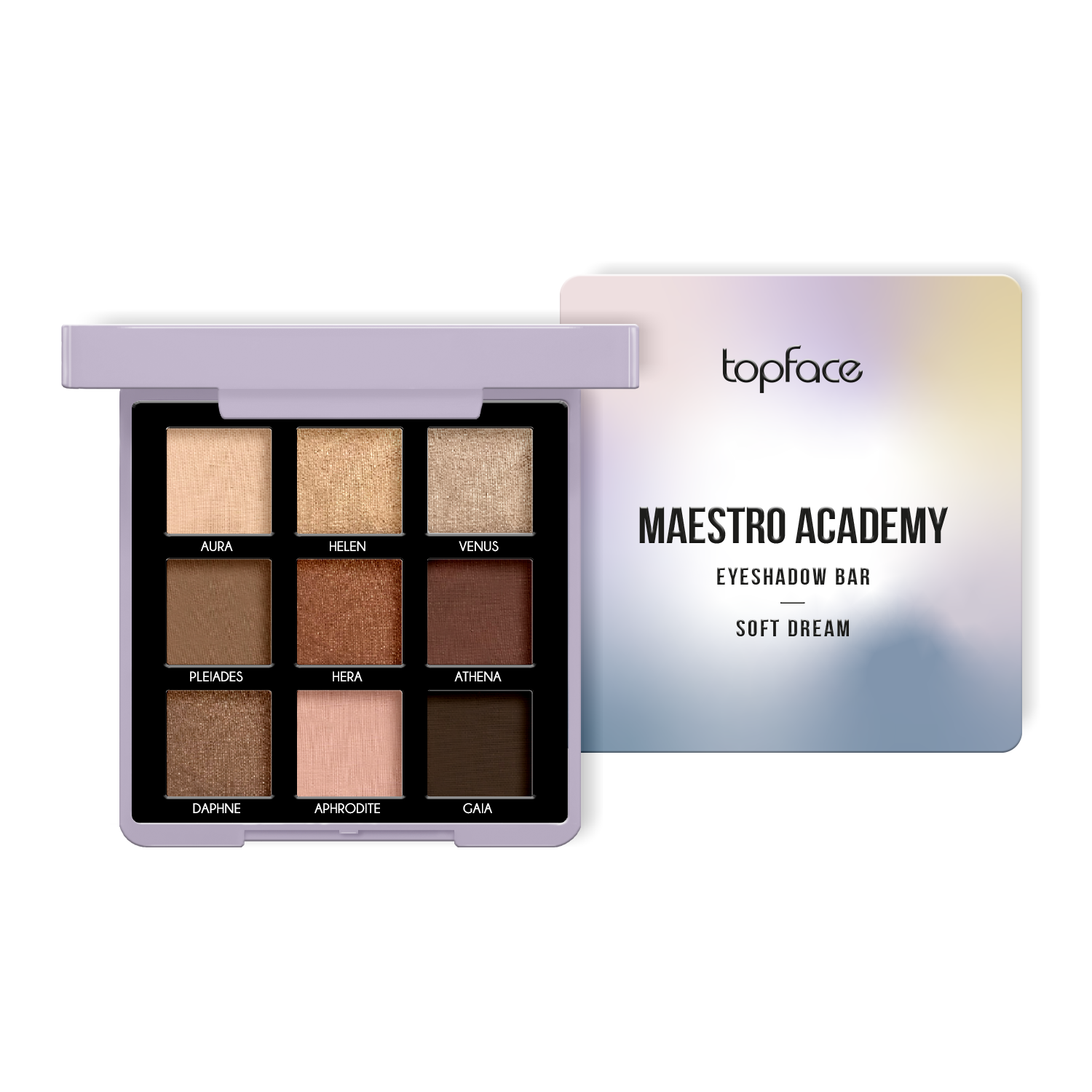 Paletă de farduri | Topface Maestro Eyeshadow Bar Soft Dream 7g Beautifier Romania