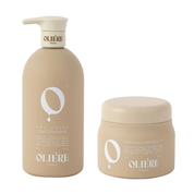 Pachet de îngrijire pentru păr normal sau uscat | Oliere Paris Ordinaire ( Șampon 500ml, Mască 500ml )