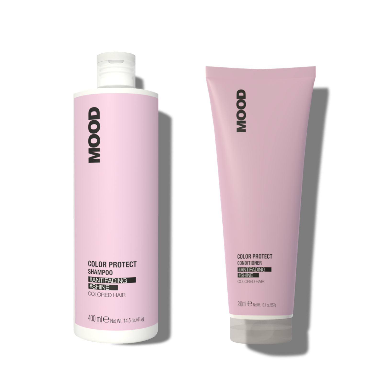 Pachet hidratare par vopsit si protectie culoare | Mood Color Protect ( Sampon 400ml, Balsam 290ml )