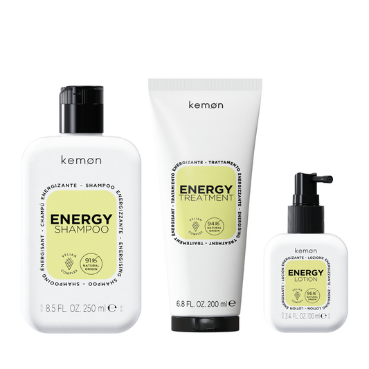 Pachet ingrijire si energizare | Kemon Care Energy ( Sampon 250ml, Tratament 200ml, Lotiune 100ml) Beautifier