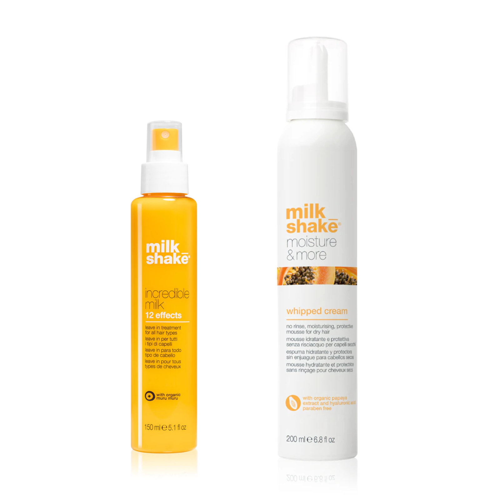 Pachet ingrijire si hidratare intensa Milkshake Incredible Milk 150 ml si Whipped Cream Moisture More 200 ml