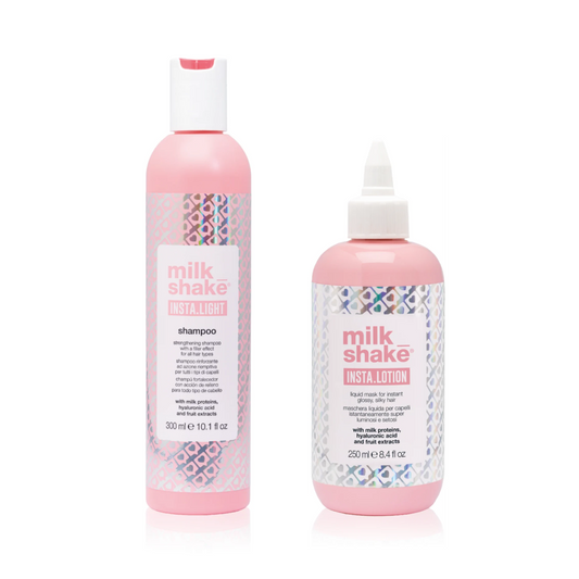 Pachet netezire si stralucire  Milkshake Insta Light si Insta Lotion