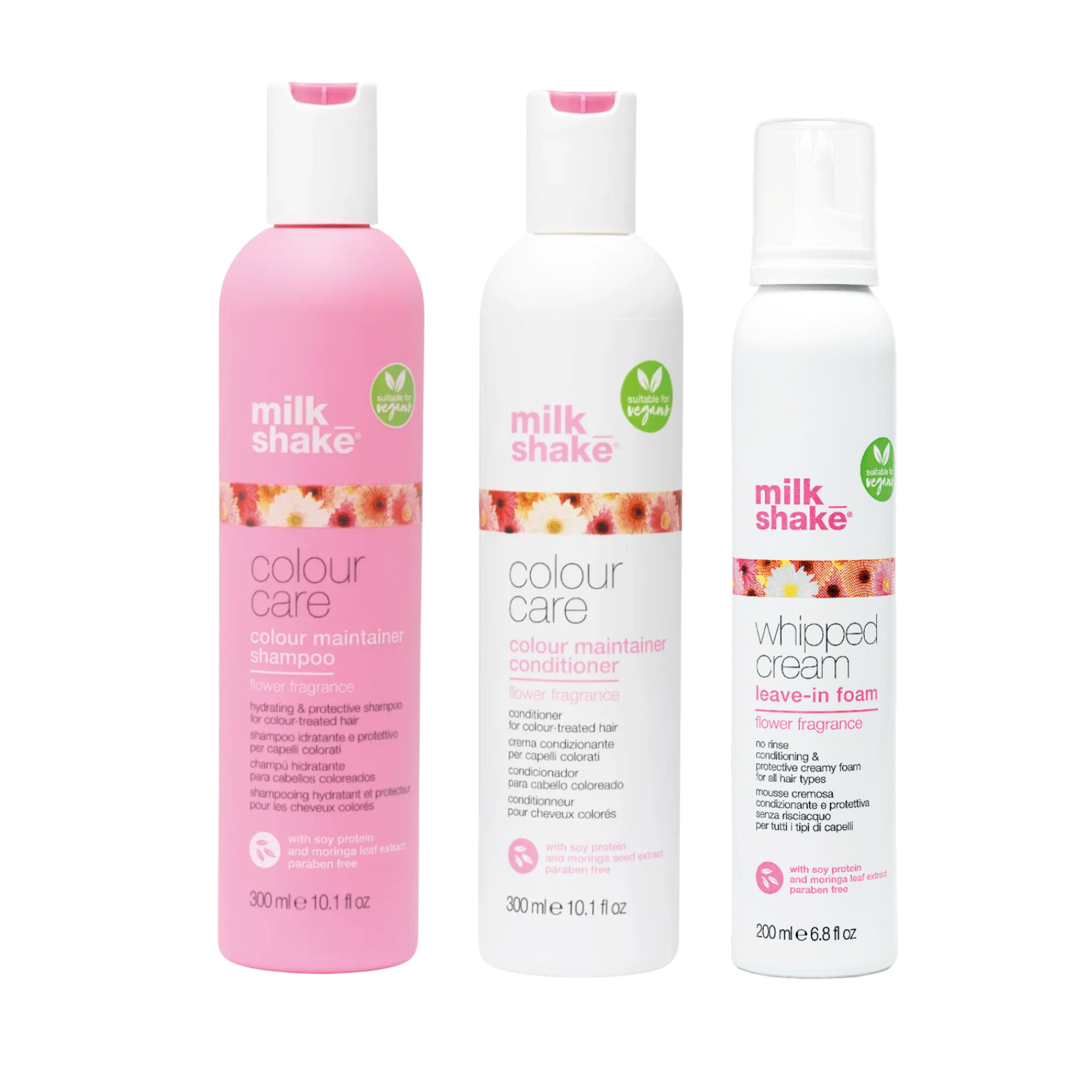 Pachet par vopsit Colour Care Colour Maintainer Flower Fragrance Milkshake