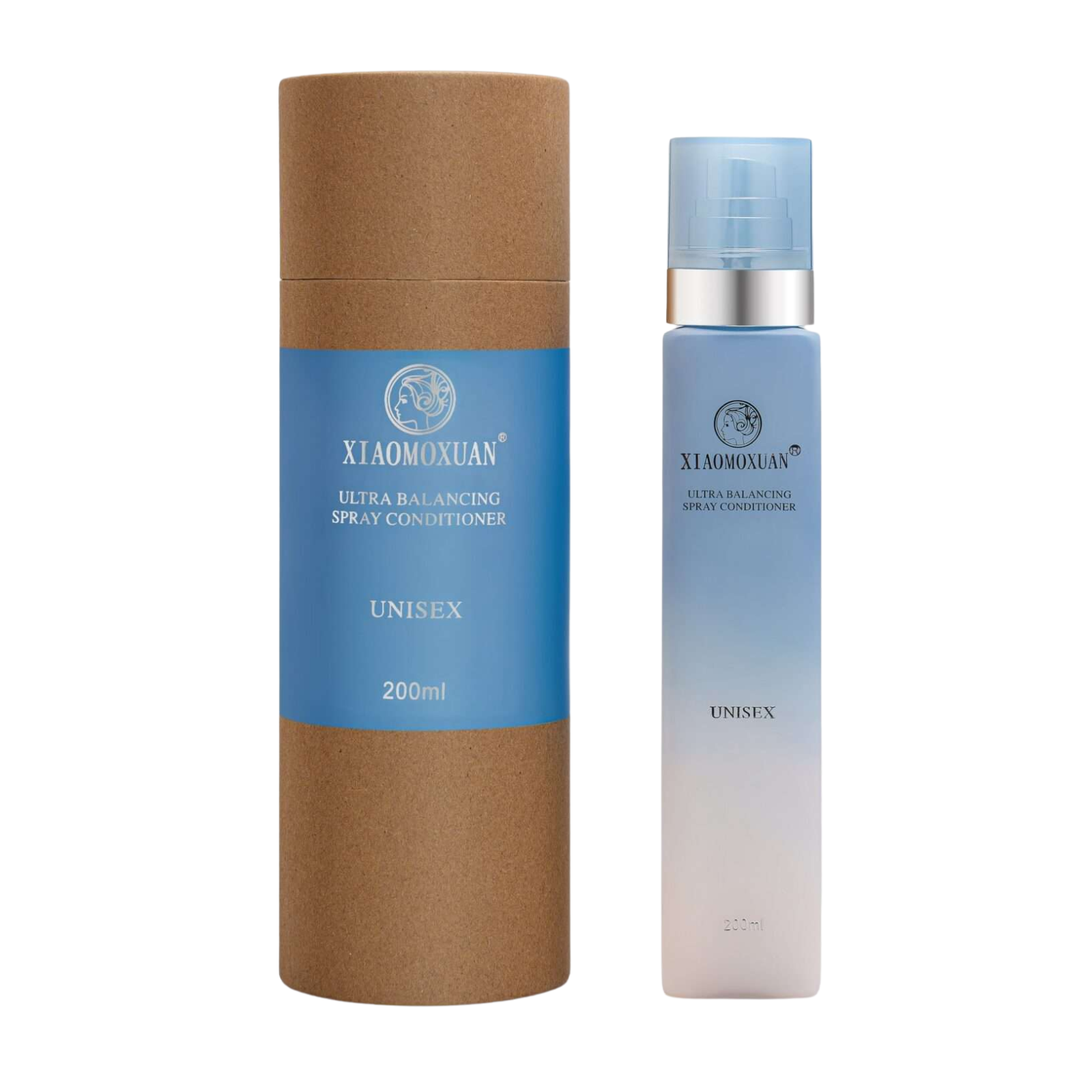 Pachet pentru echilibrarea și protecția scalpului și a părului cu extract de minerale marine | Xiaomoxuan Balancing ( Șampon 500ml, Spray Leave-In 200ml )