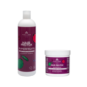 Pachet regenerare cu efect antioxidant | Kallos Pro-Tox Superfruits (Șampon 500 ml + Masca 275 ml)