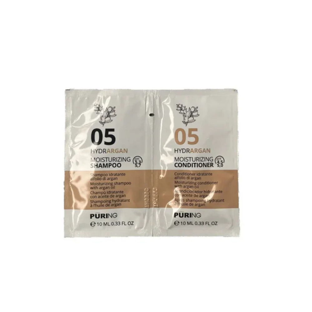 Pachet sampon si balsam hidratant  Puring Moisturizing 10ml+10ml Beautifier Romania