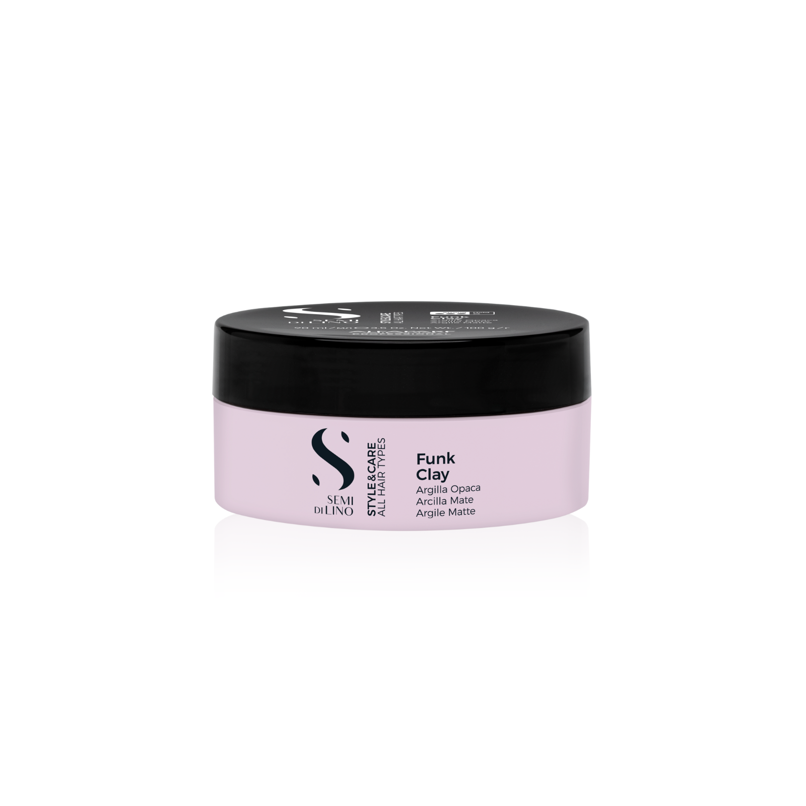 Pastă de styling cu fixare puternică și finisaj mat | Alfaparf Semi di Lino Funk Clay 90 ml