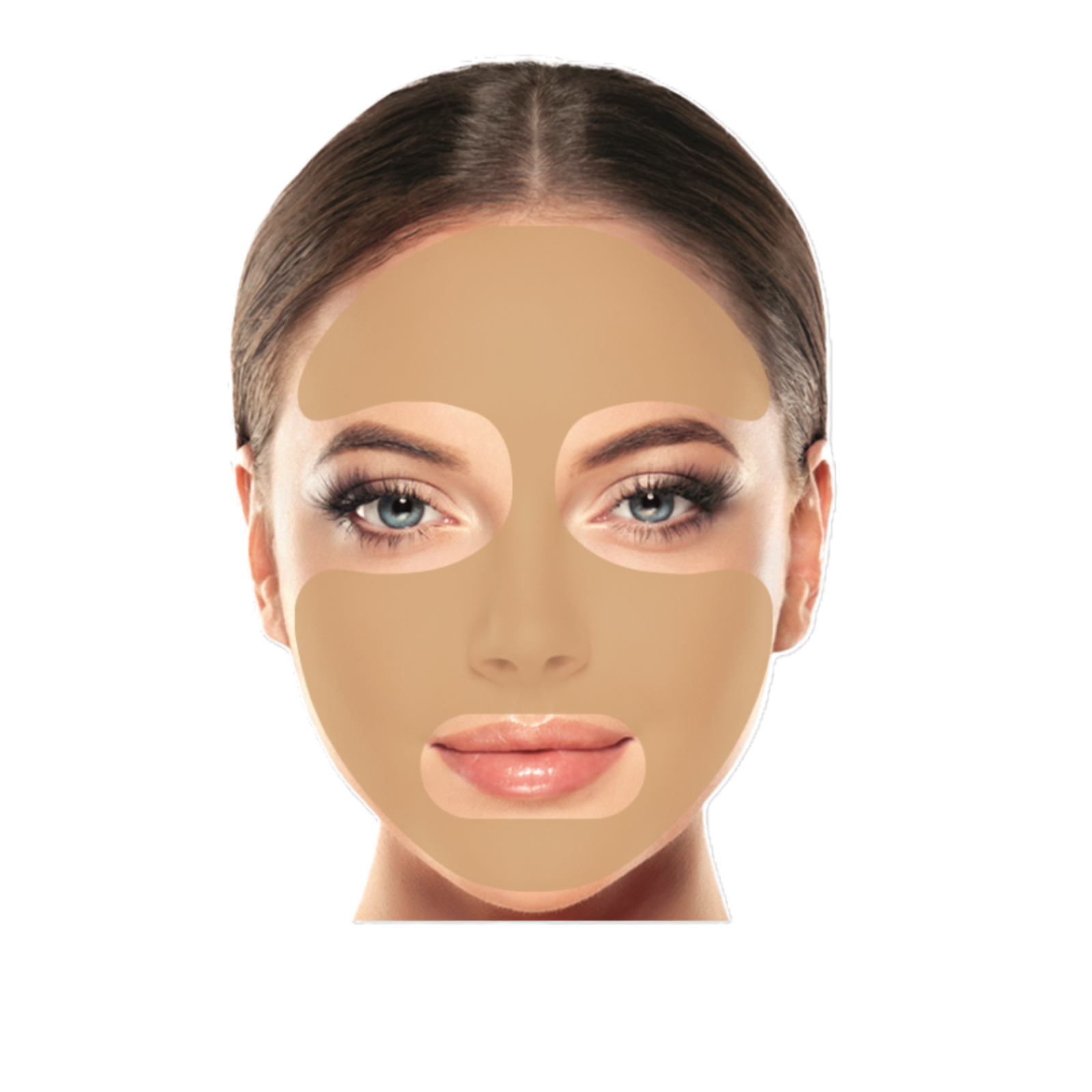 Pensulă pentru față și fond de ten | Topface Professional Make-Up Brush 7 Beautifier Romania
