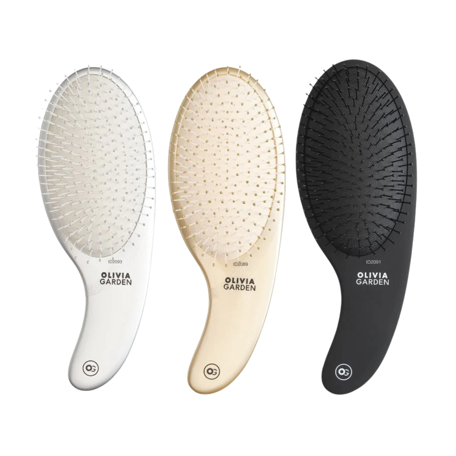 Perie pentru descâlcirea părului umed | Olivia Garden Expert Care Curve Nylon 