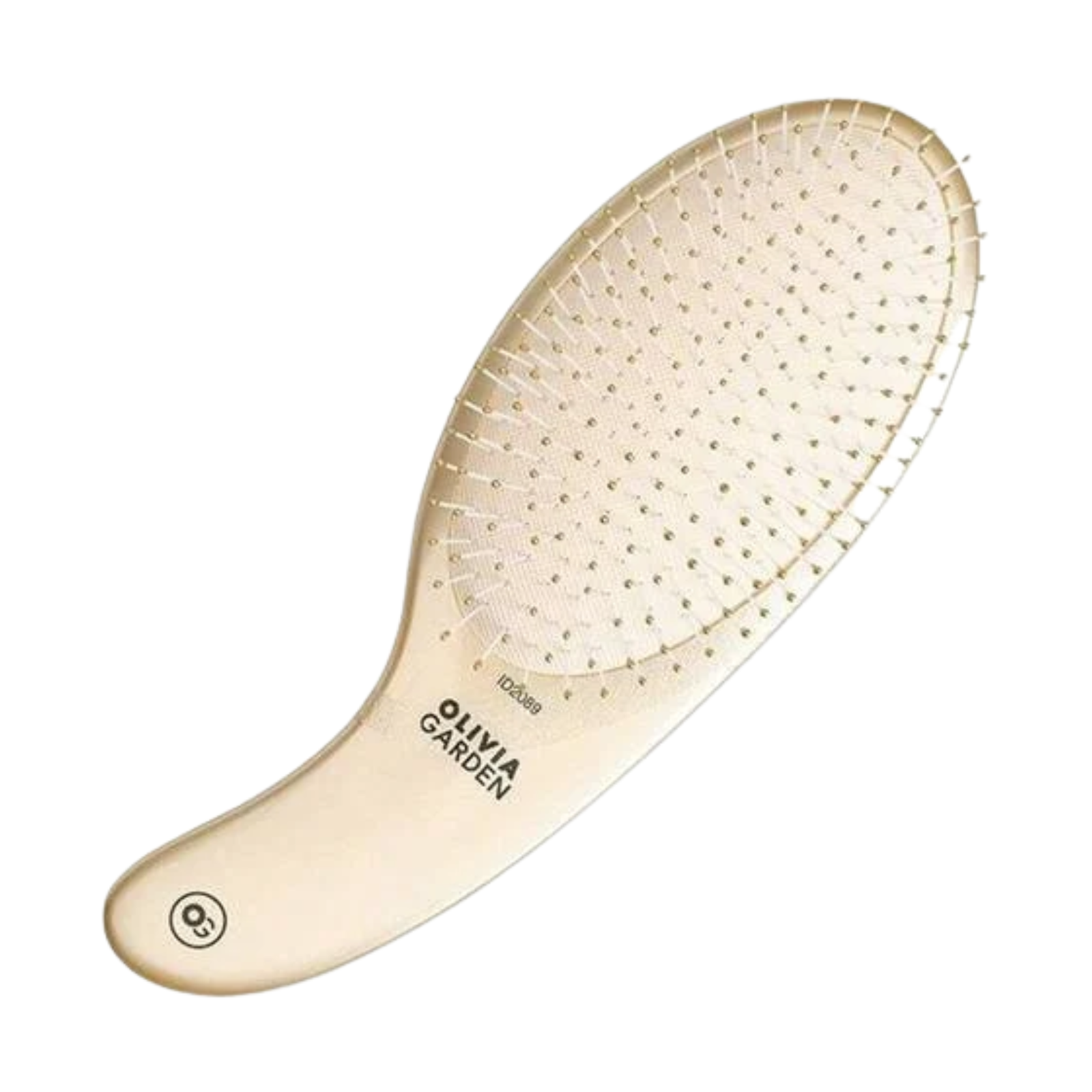 Perie pentru descâlcirea părului umed | Olivia Garden Expert Care Curve Nylon Gold