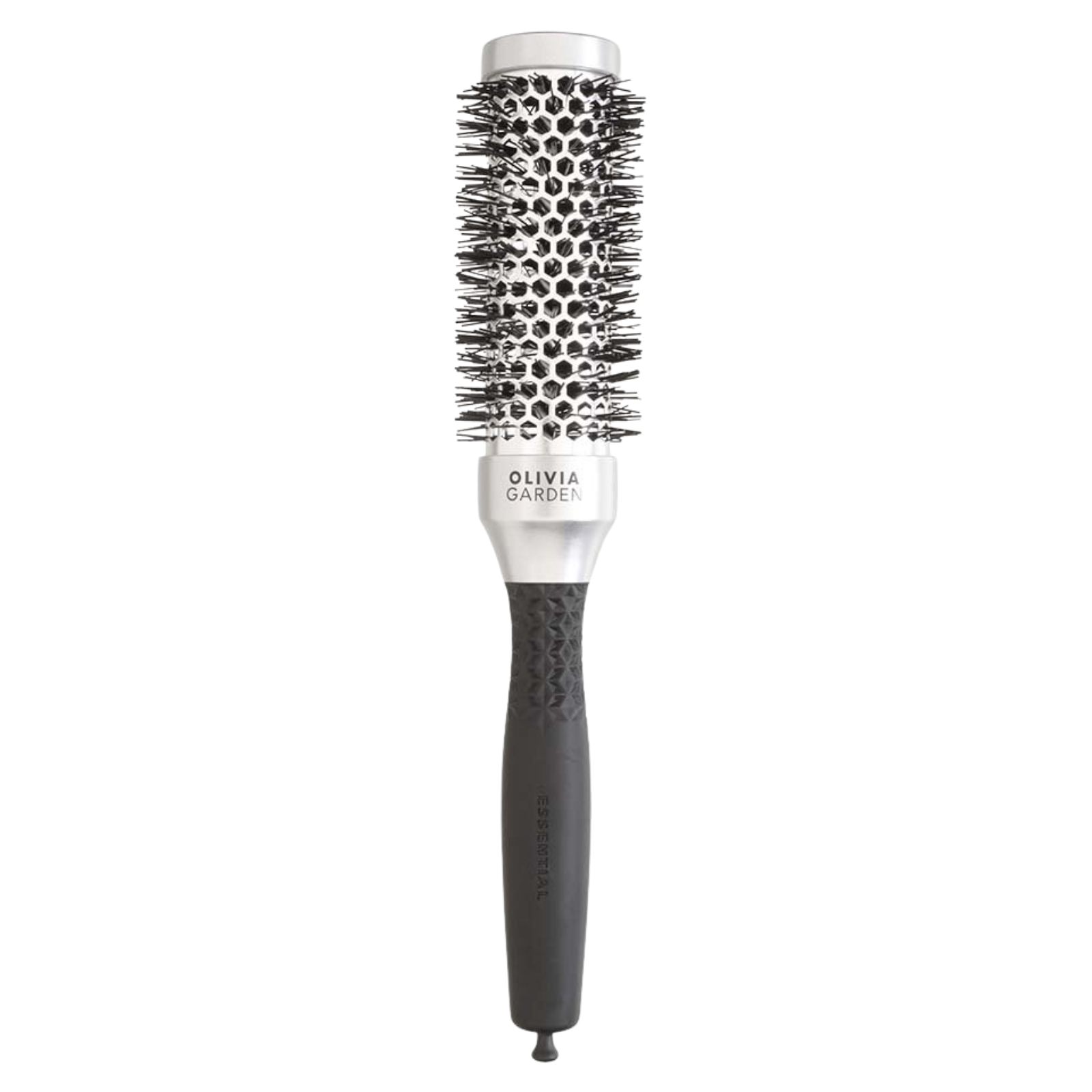 Perie rotundă profesionala Olivia Garden Essential Blowout Classic 35 mm Silver