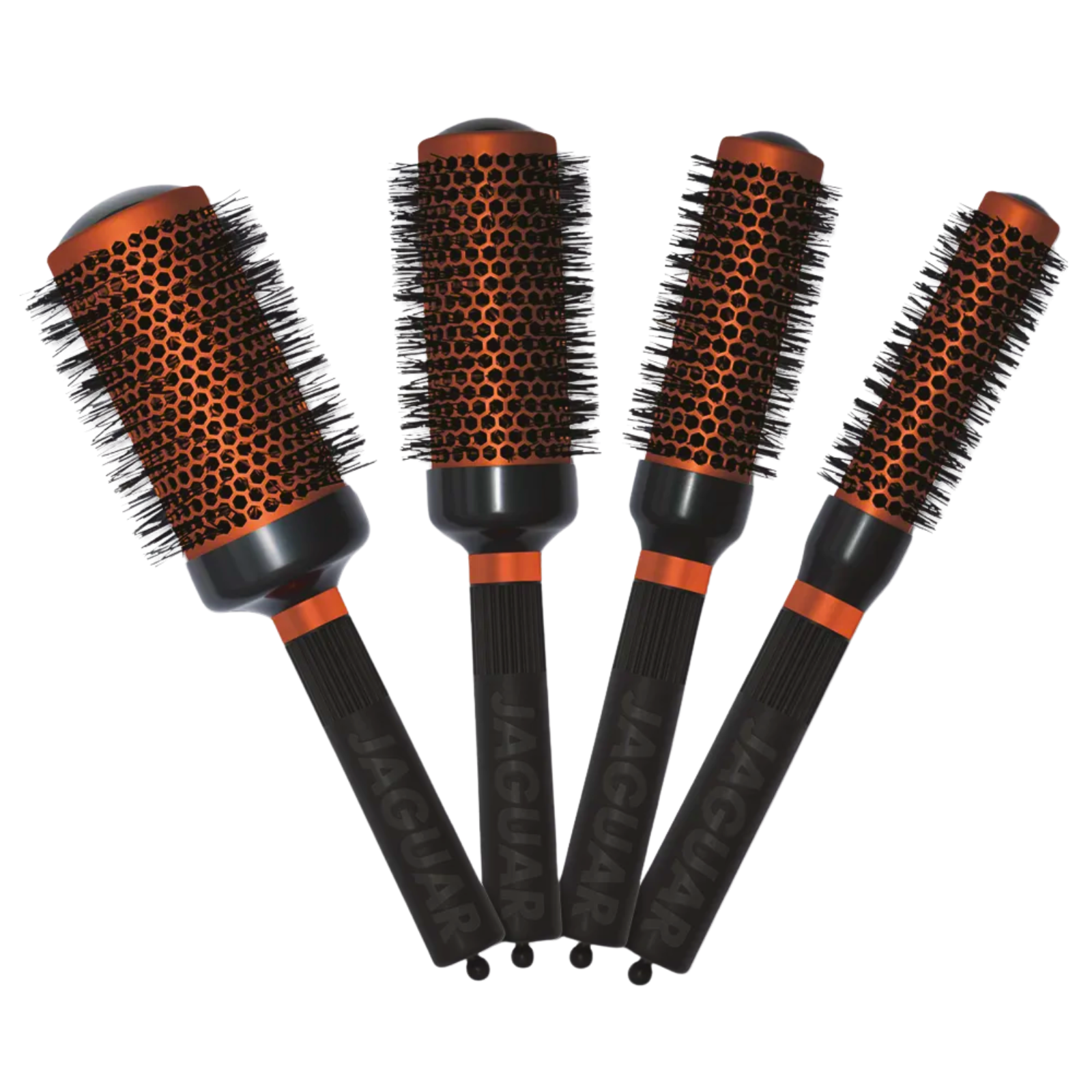 Perii rotunde profesionale antistatice pentru par ceramic cooper Jaguar Copper Ceramic