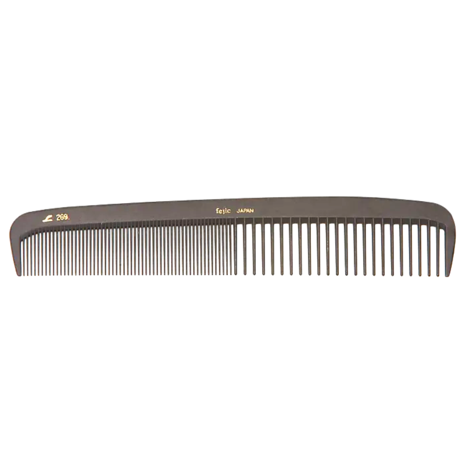 Pieptene profesional antistatic din fibră de carbon 183 mm | Fejic 269 Beautifier