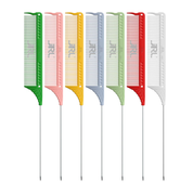 Pieptene profesional pentru sectionare si precizie | JRL Pin Tail Comb J102 8.8″ Rosu