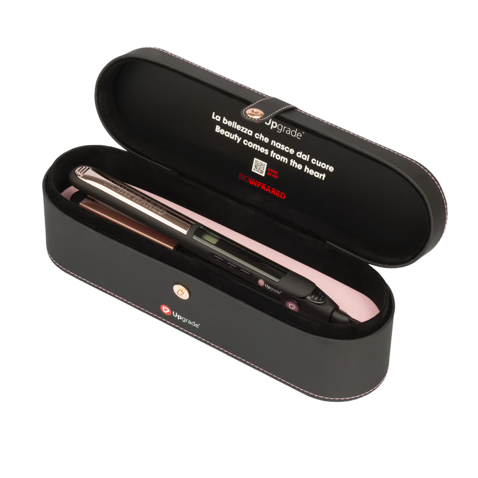 Placă profesională îndreptat părul infraroșu Upgrade BioInfrared Slim 25 mm Limited Edition Cutie Cadou Beautifier.ro