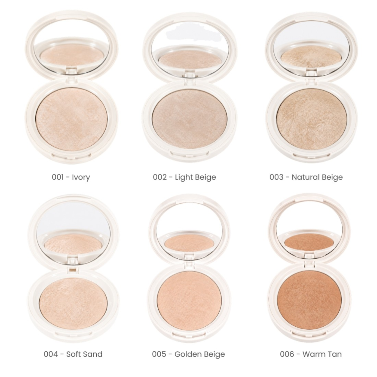 Pudră pentru strălucire naturală | Topface PROHD Baked Powder 10gr PT704 Beautifier