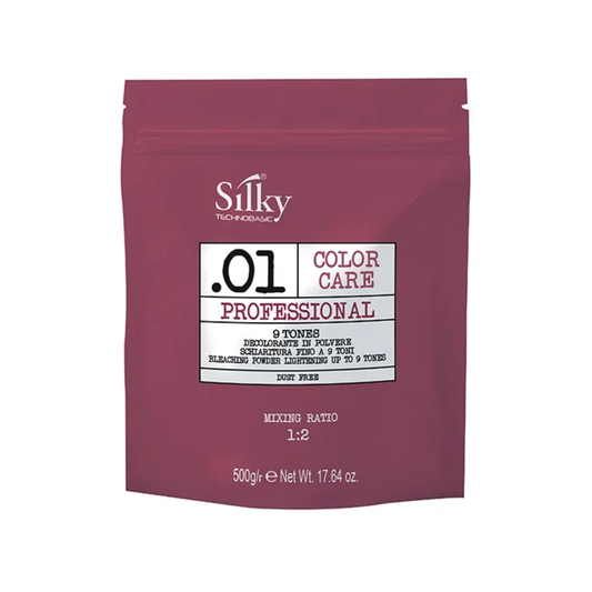 Pudra decoloranta 9 tonuri | Silky Color Care 9 Tones Bleaching Powder 500g