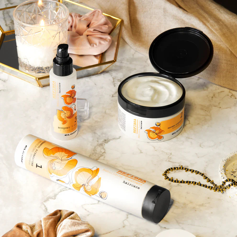 Ulei tratament pentru parul deteriorat | Elgon Refibra 7 Oil Blend 50 ml