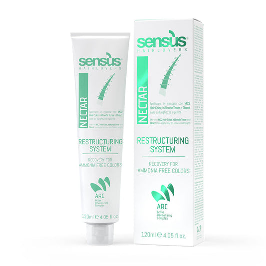 Aditiv vopsea pentru protectia si regenerarea parului degradat| Sensus Nectar Restructuring System 120ml