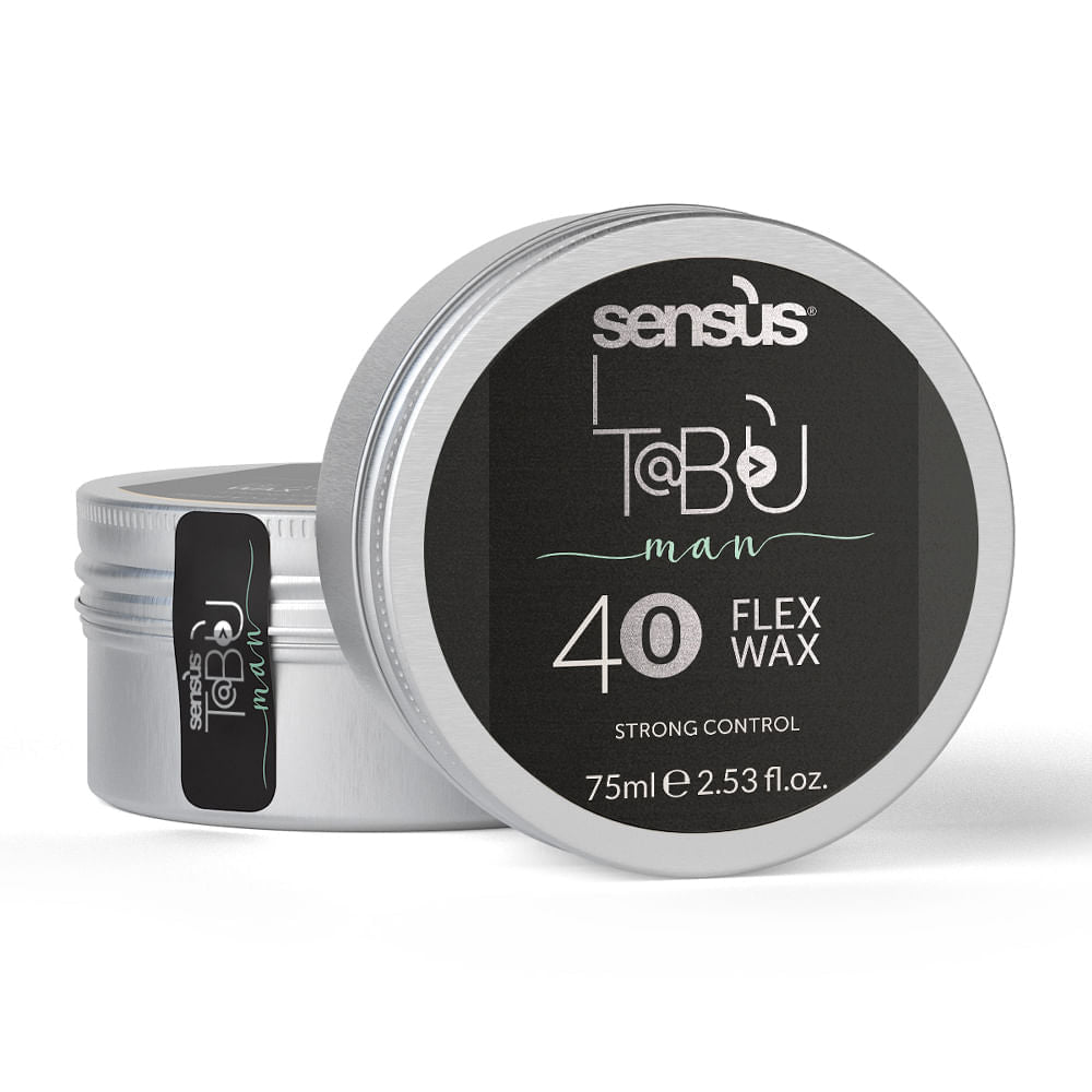 Ceara de par cu  fixare puternica si finish mat | Sensus Tabu Man 4 Flex Wax 75ml