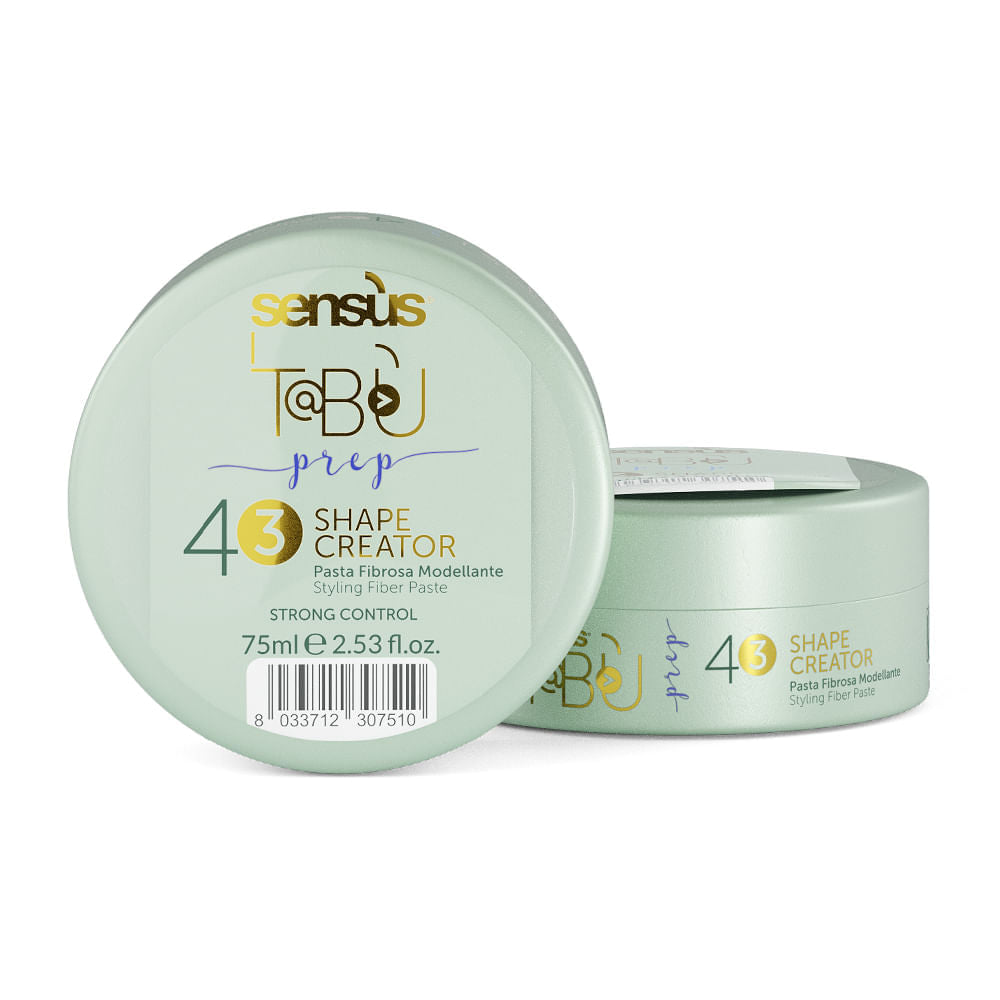 Pasta modelatoare pentru textură și definiție | Sensus Tabù Prep Shape Creator 43 75 ml