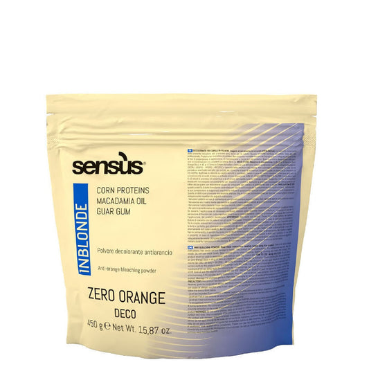 Pudra decoloranta albastra | Sensus InBlonde Zero Orange Deco 450 gr