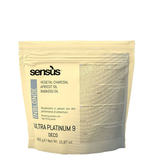 Pudra decoloranta Gri 9 tonuri | Sensus InBlonde Ultra Platinum 9 Deco 450 gr