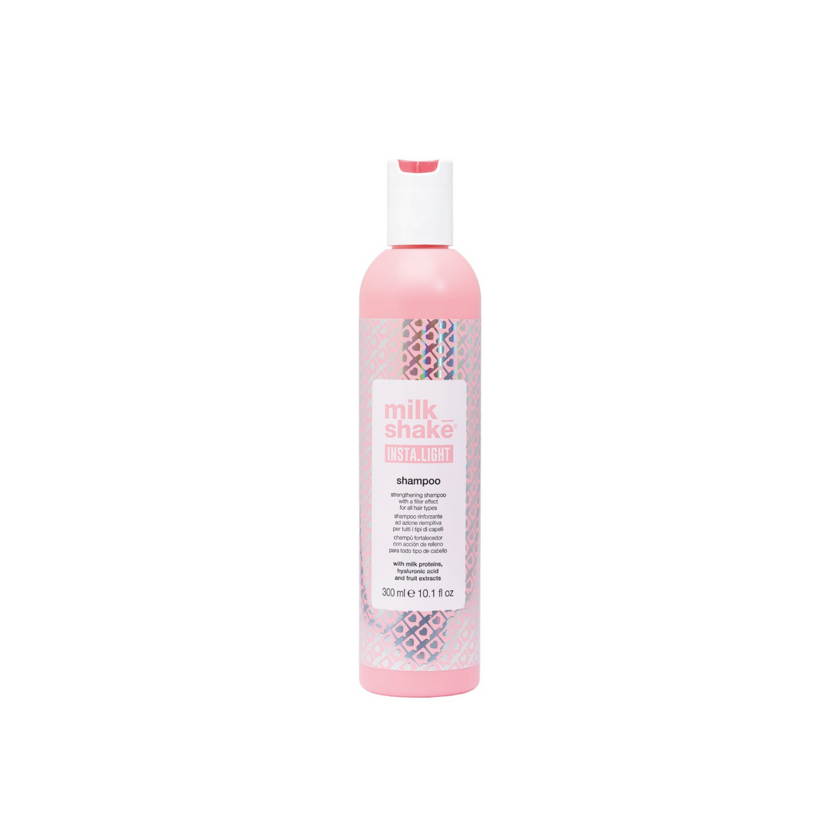 Șampon pentru întărirea firului de par cu efect de umplere, Insta Light, 300ml - Milkshake