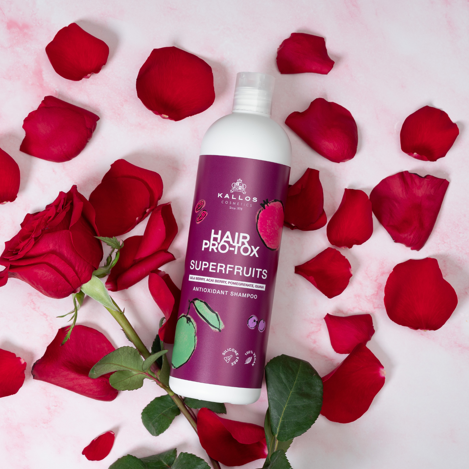 Șampon cu efect antioxidant | Kallos Pro-Tox Superfruits Antioxidant Shampoo Beautifier 