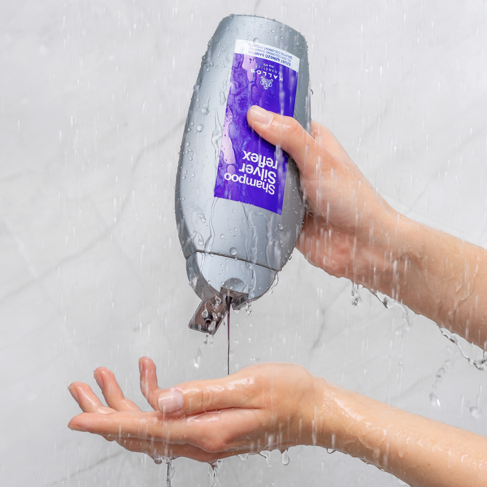 Șampon neutralizare tonuri calde | Kallos Silver Reflex Shampoo 350ml