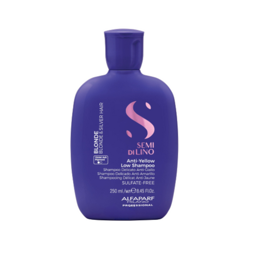 Sampon neutralizare tonuri galben Alfaparf Semi di Lino Blonde 250ml
