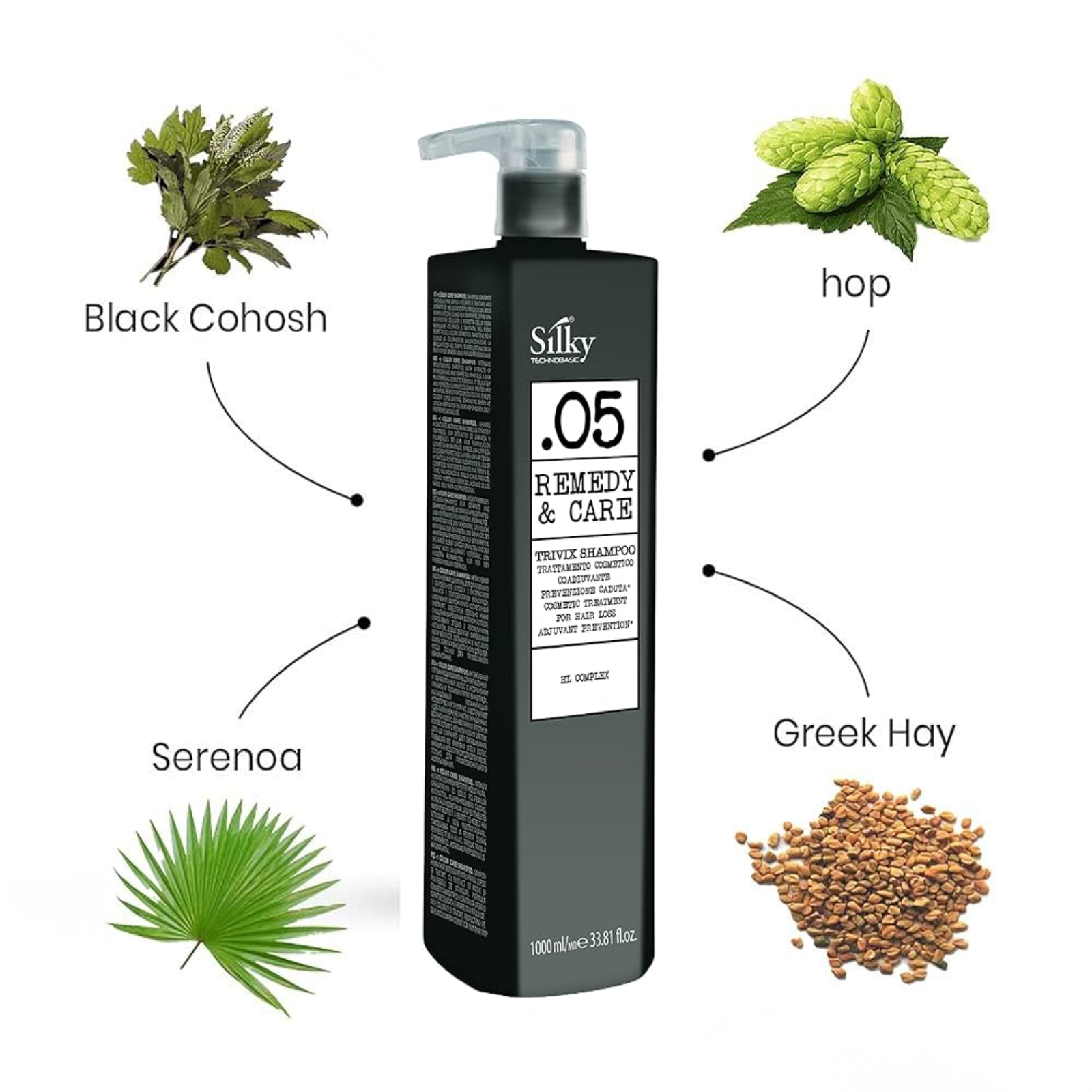 Sampon pentru caderea parului | Silky Trivix 1000ml Beautifier Romania