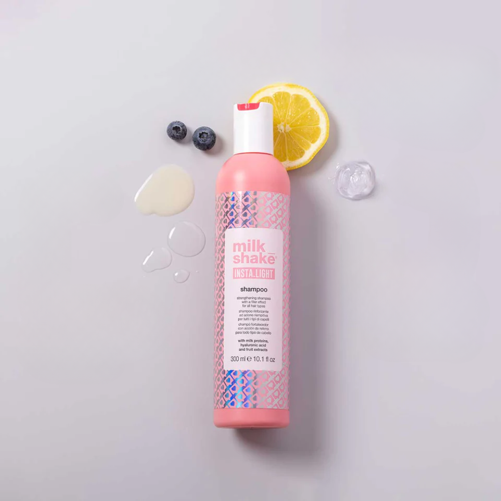 Sampon pentru netezire, indreptare si stralucire | Milkshake Insta Light 300 ml original Romania Beautifier