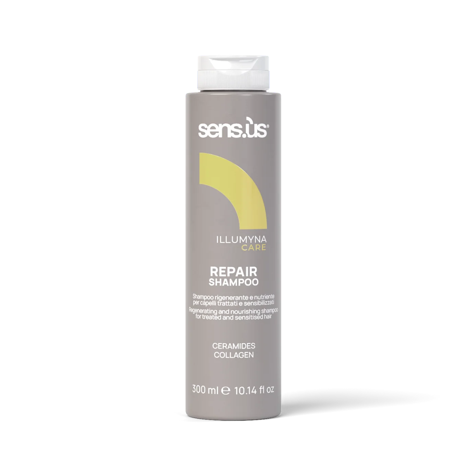 Sampon regenerant pentru par deteriorat si tratat chimic | Sensus Illumyna Care Repair Shampoo 300 ml Beautifier