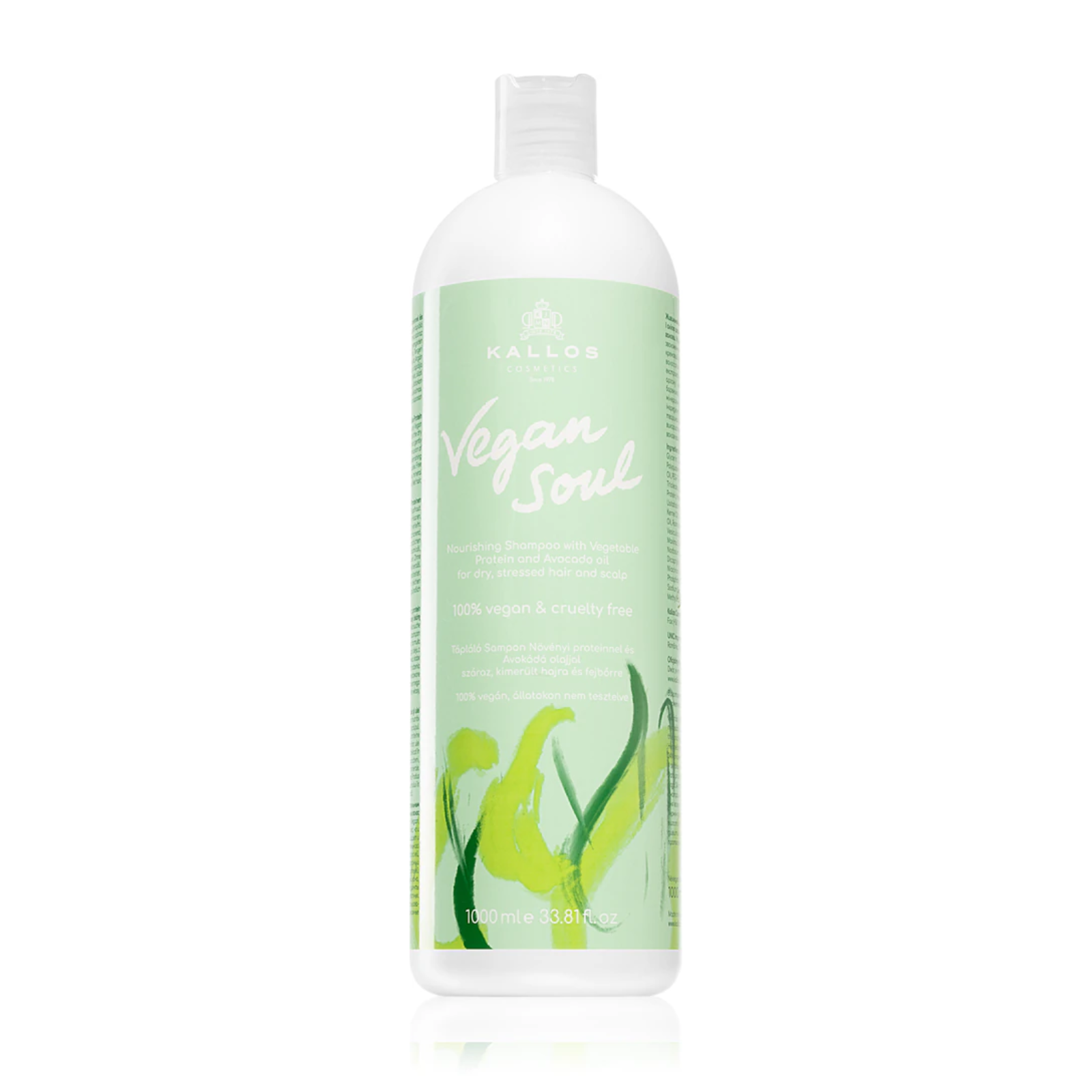 Sampon nutritiv pentru par uscat | Kallos Vegan Soul Nourshing Shampoo 1000ml Beautifier Romania