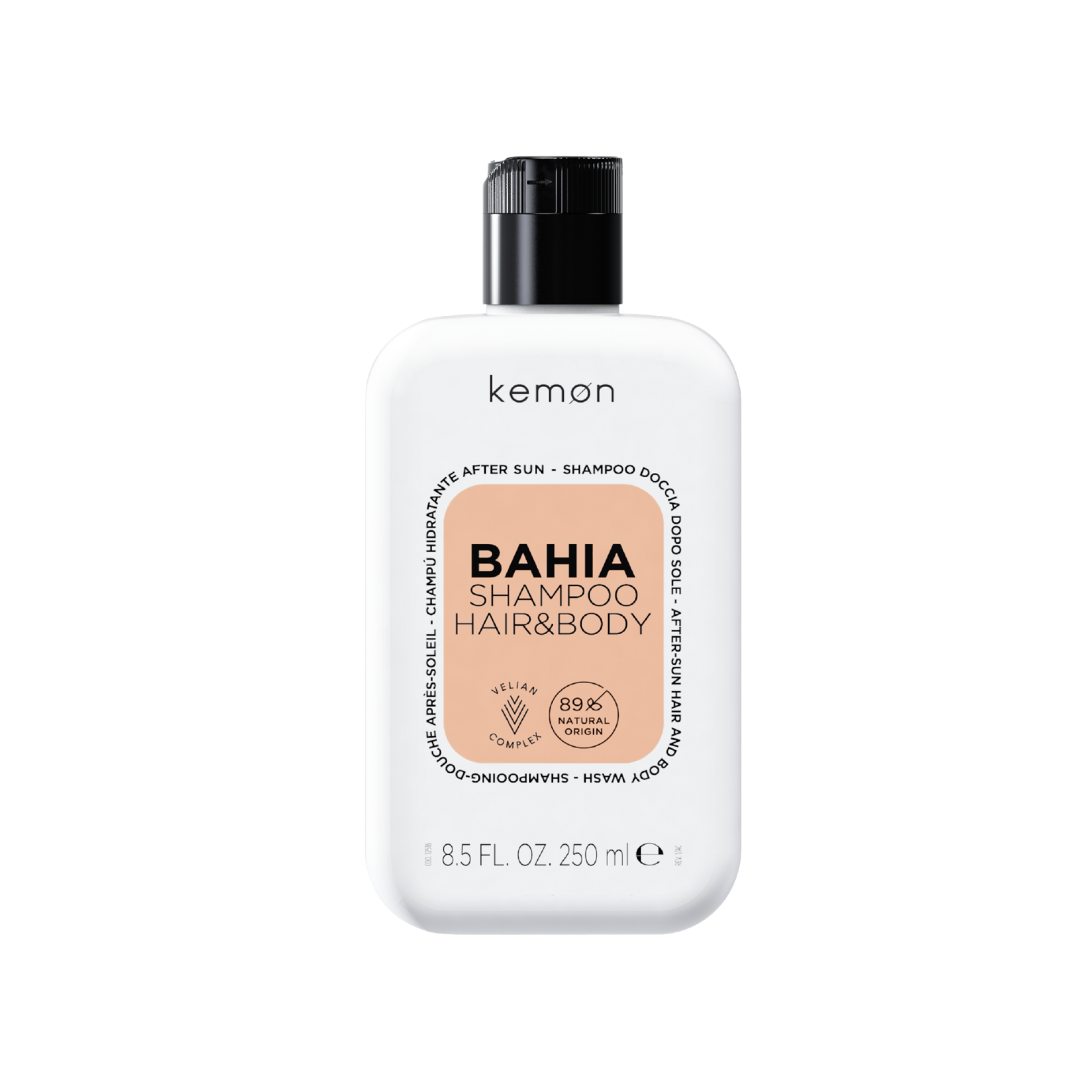 Sampon par si corp pentru dupa expunere la soare Kemon Care Bahia Shampoo Hair & Body 250 ml Beautifier