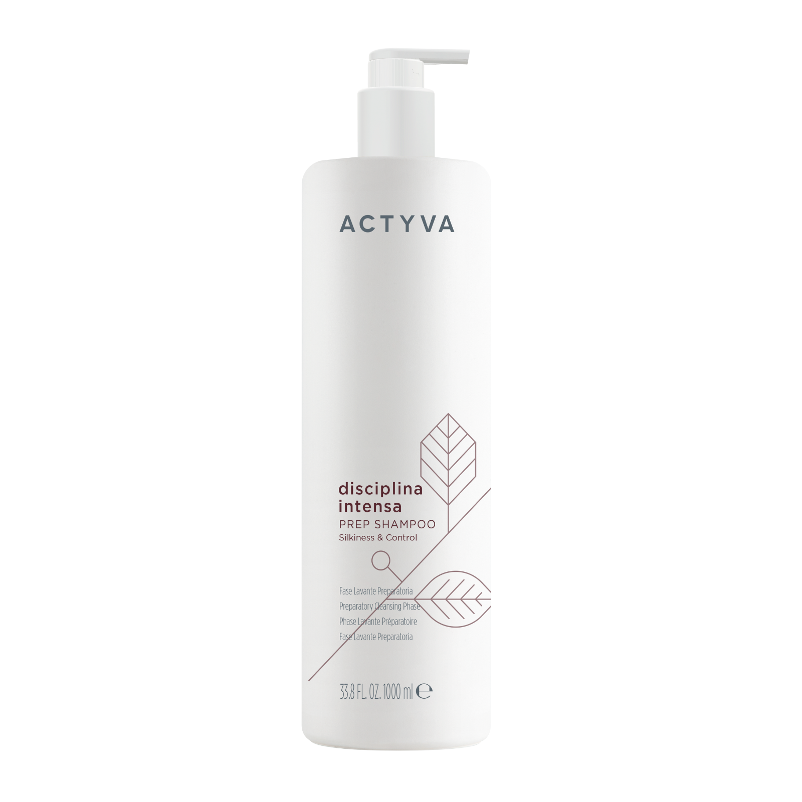 Sampon preparator anti-frizz Kemon Actyva Disciplina Intensa Prep Shampoo 1000 ml