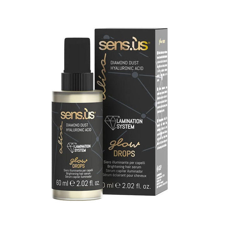 Ser pentru stralucirea  firului de par  Sensus Alisa Lamination System Glow Drops Beautifier