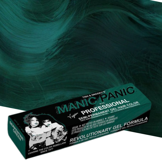 Vopsea Gel de Păr Semipermanentă Manic Panic Serpentine Green 