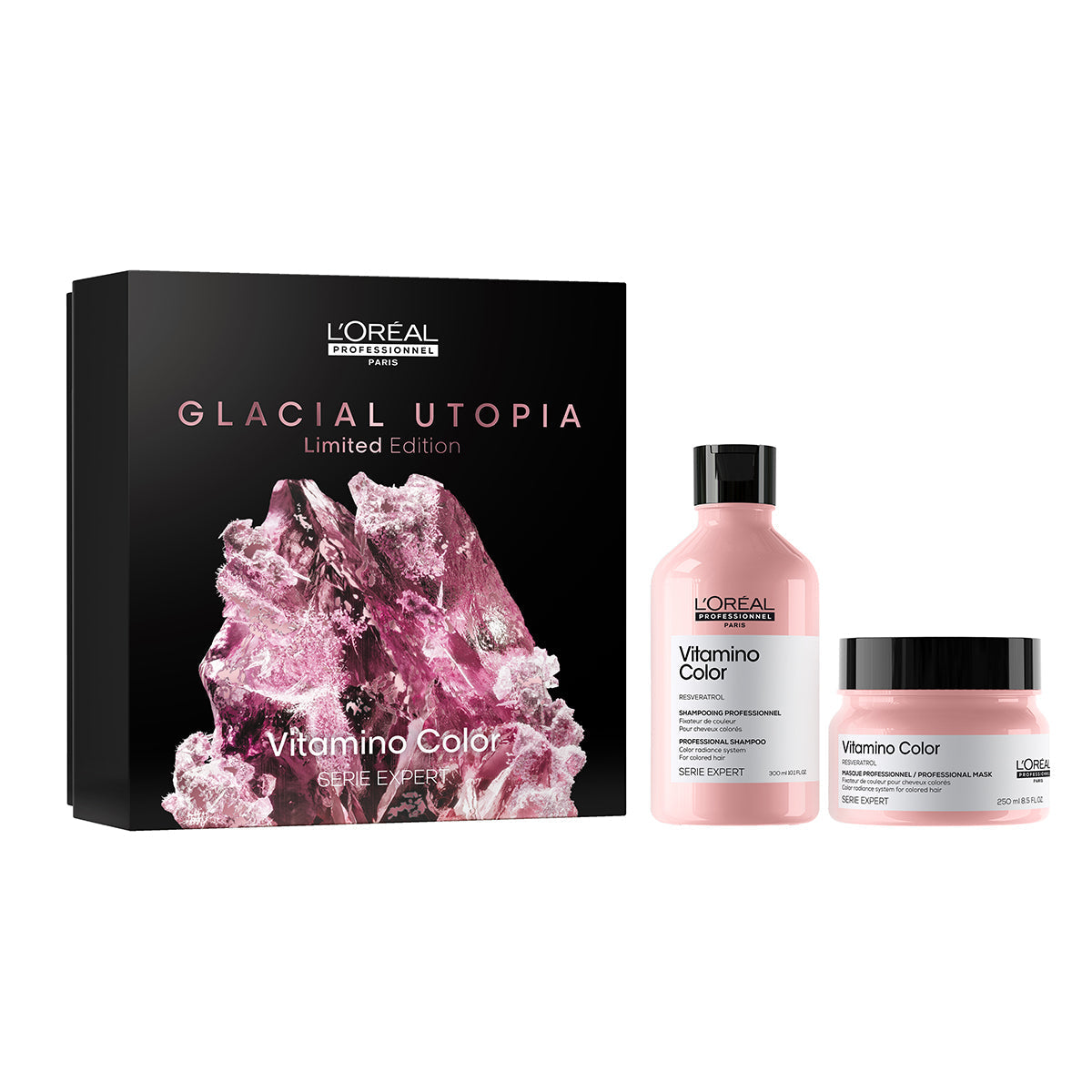 Set strălucire păr vopsit | L’Oreal Professionnel  Vitamino Color (sampon,masca)