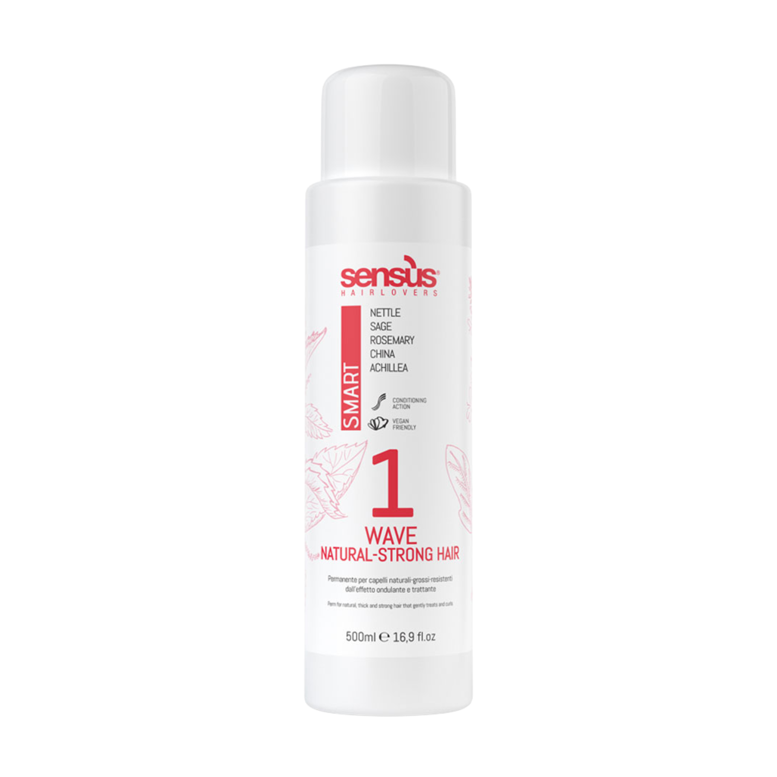 Soluție permanent pentru păr normal | Sensus Smart 1 Wave 500 ml