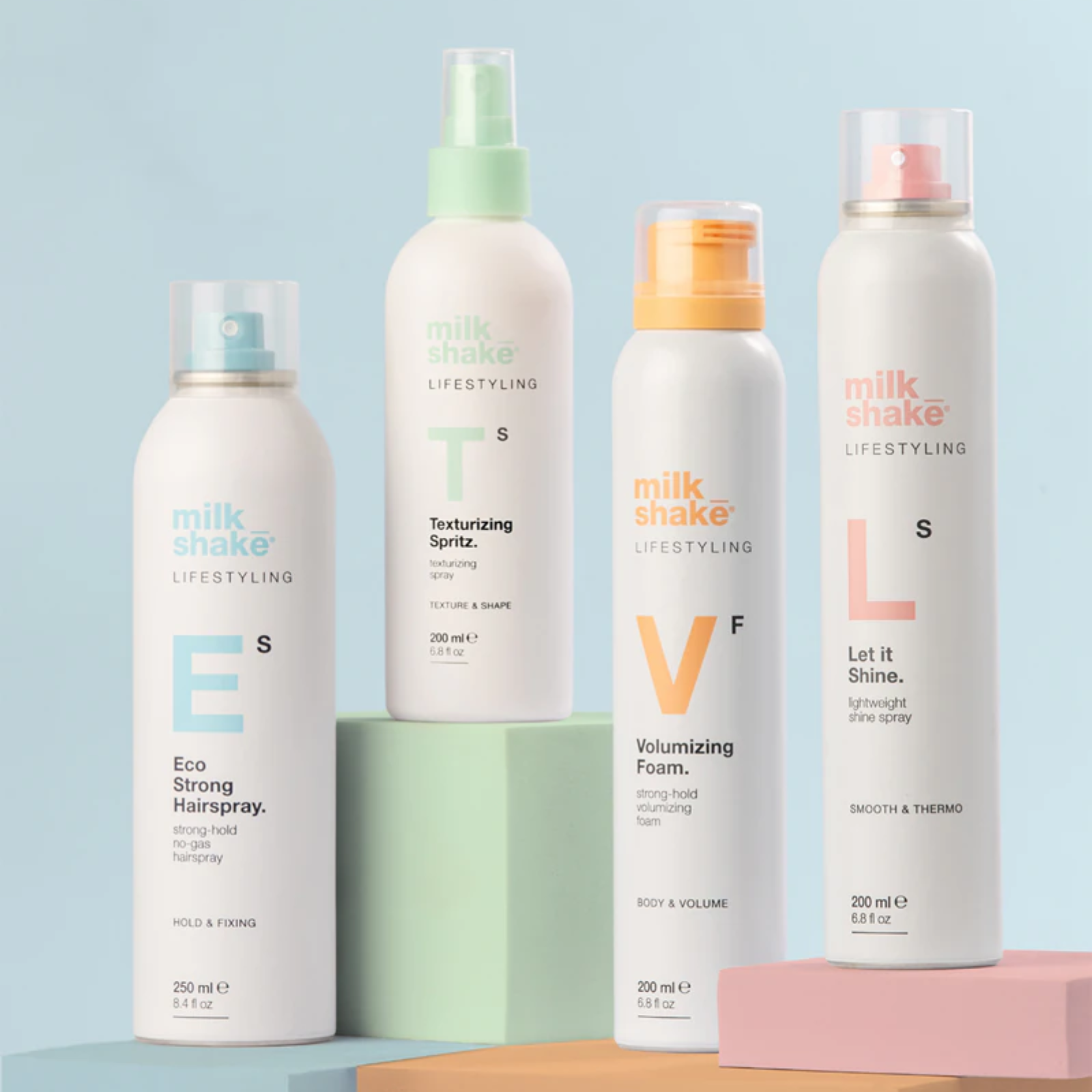 Spray de par pentru stralucire Milkshake Lifestyling Let It Shine 200 ml Beautifier.ro