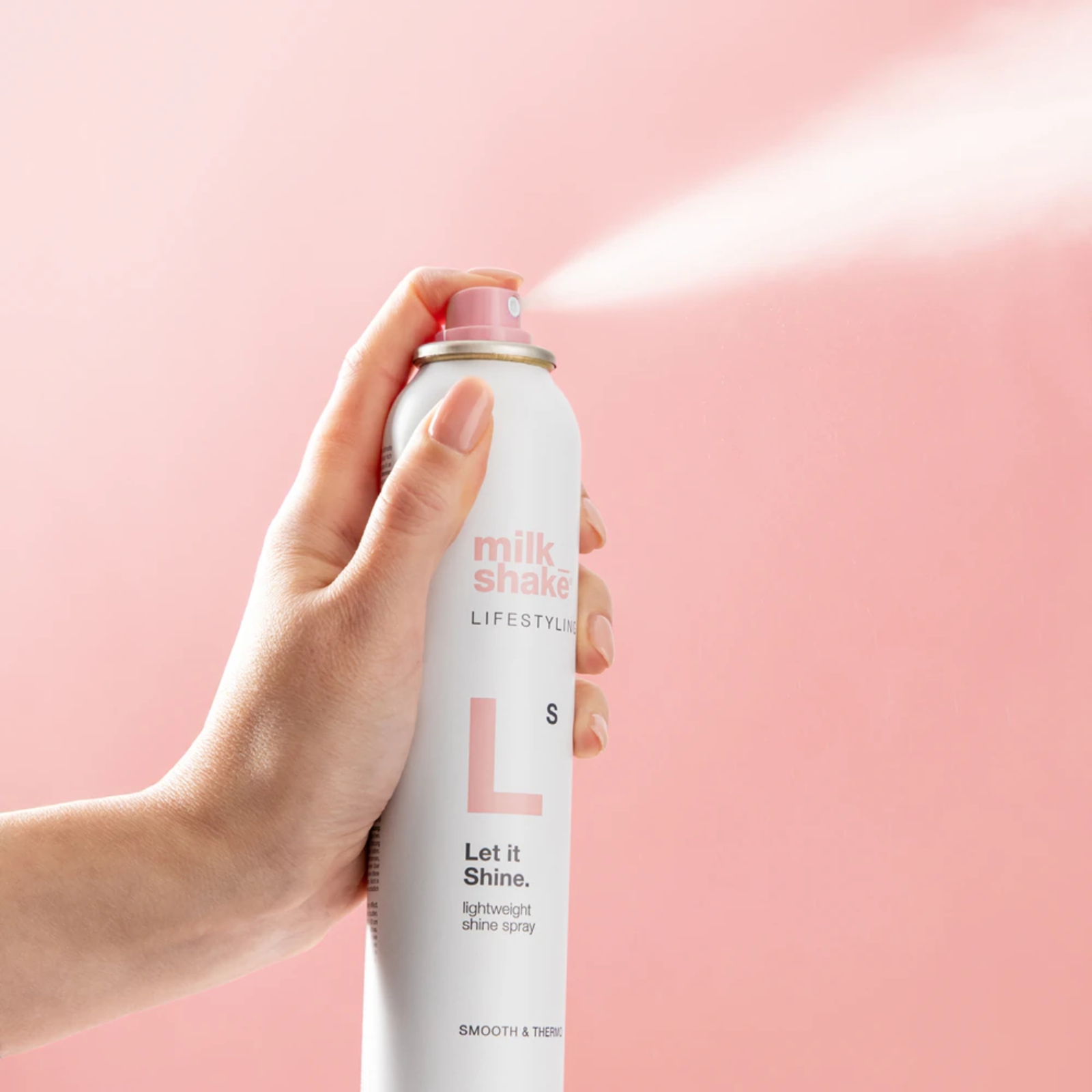 Spray de par pentru stralucire Milkshake Lifestyling Let It Shine 200 ml Beautifier.ro