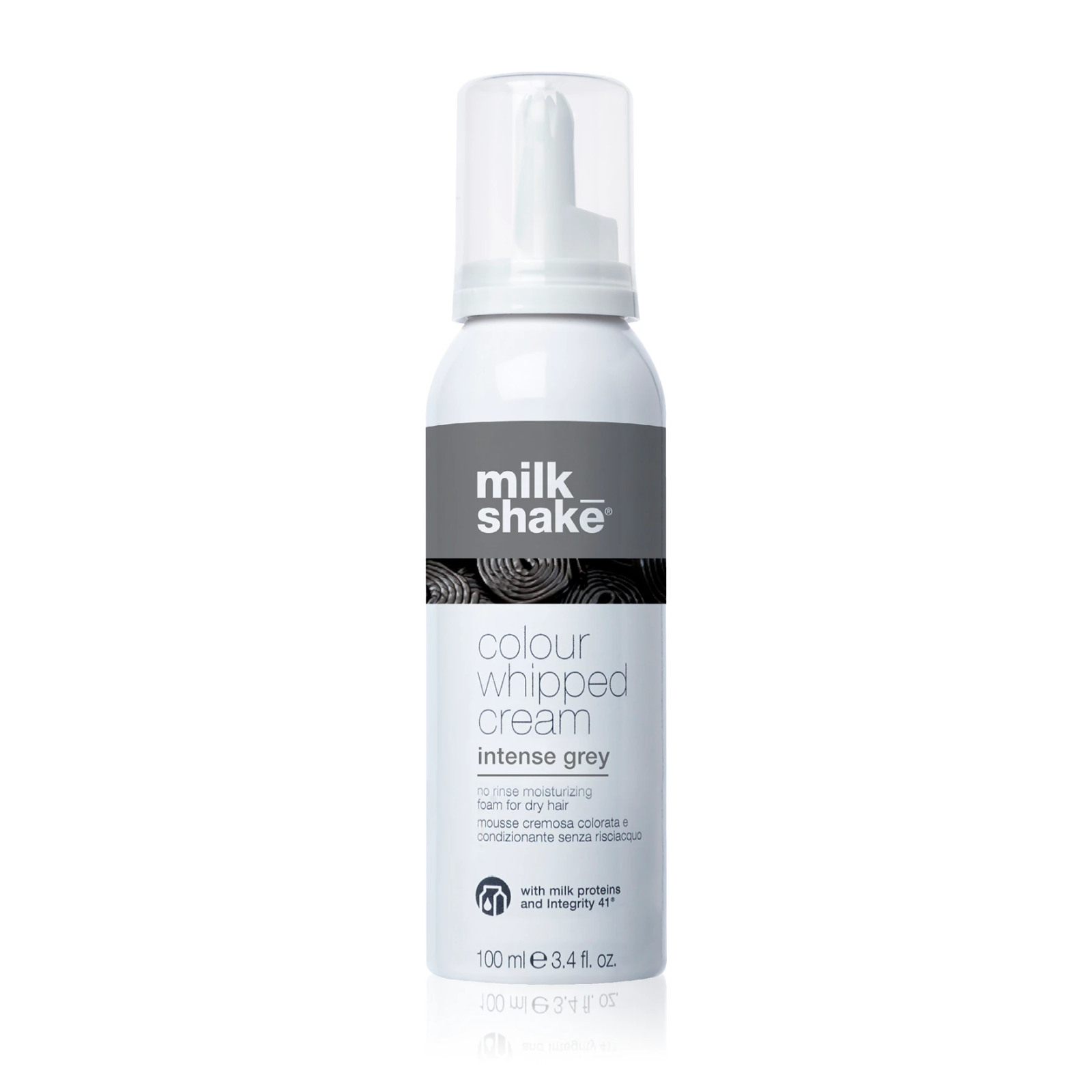 Spuma Nuantatoare | Milkshake Colour Whipped Cream Intense Grey 100ml