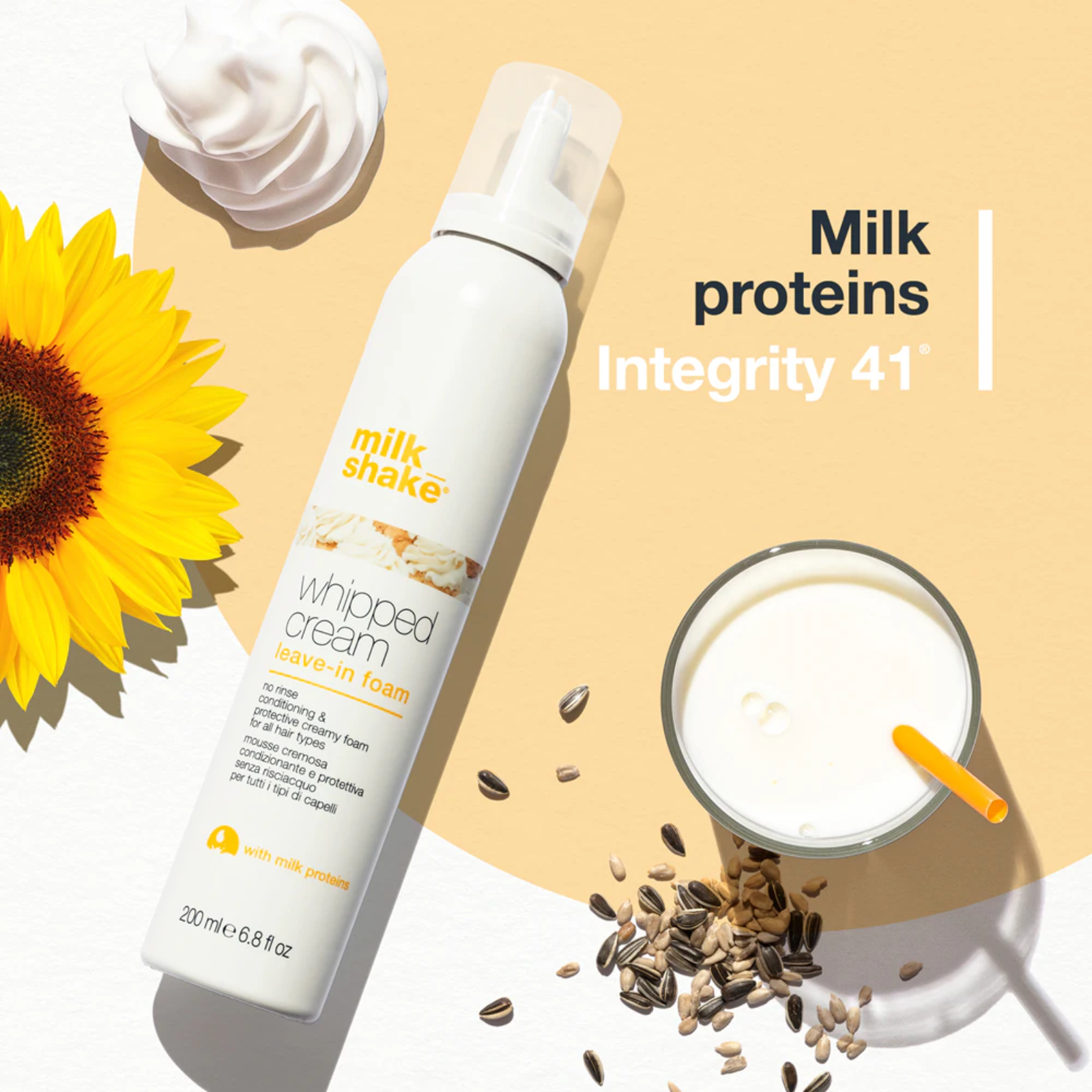 Spuma hidratanta Leave-In Milkshake Whipped Cream 200 ml Beautifier.ro 
